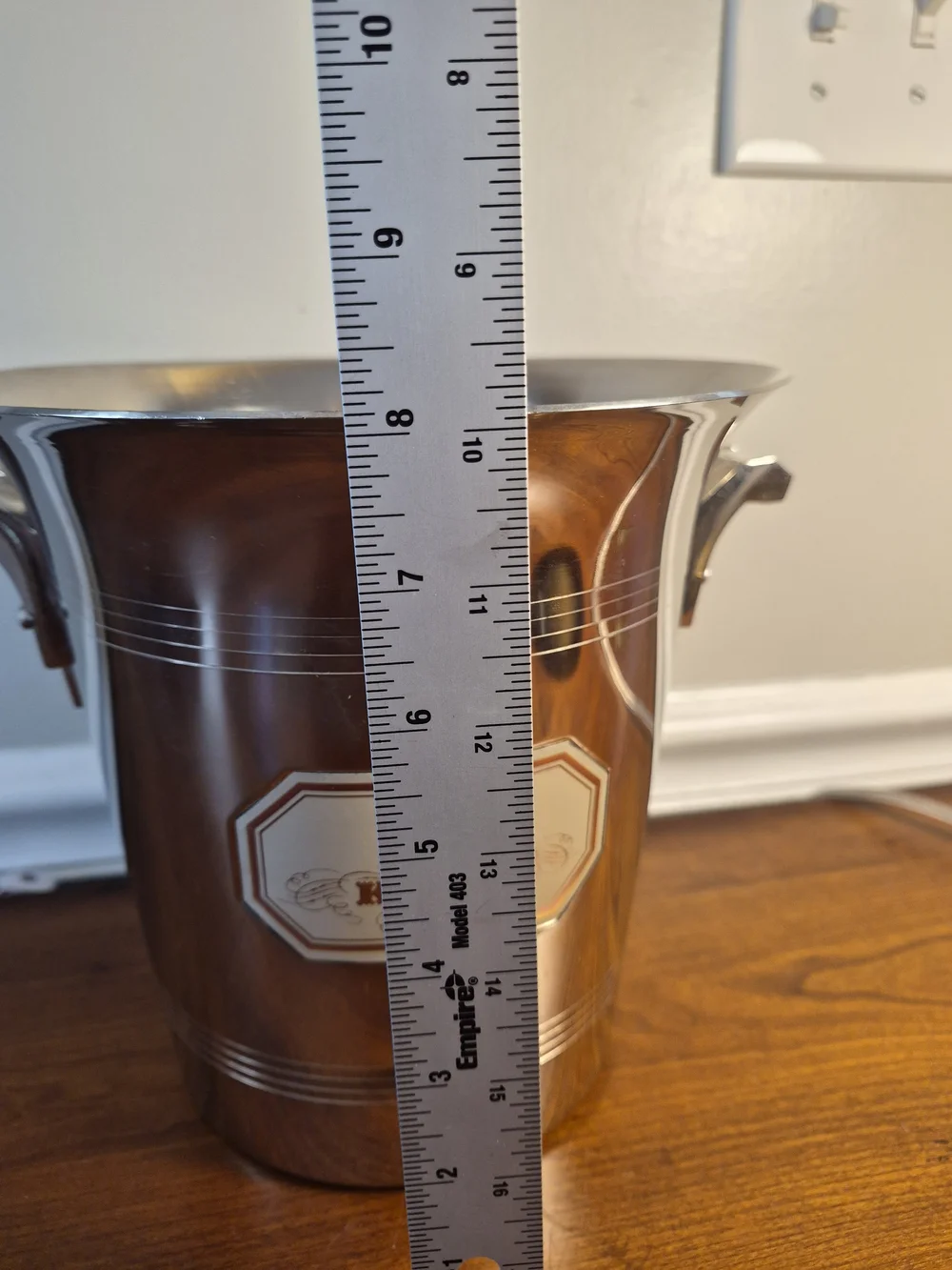 Krug Art Deco Style Champagne Ice Bucket with Side Handles,Argit France